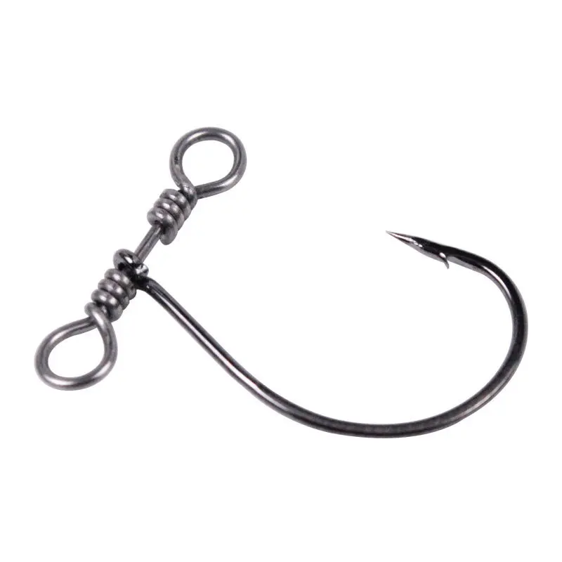 NEW OEM Fish Hook Barb Barbed Crank Hooks Accessories Feeder Snaps Pin Bearing Connector for Rolling Swivel Fishing