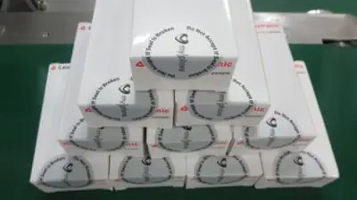 automatic top flat side warp corner carton labeling machine for packaging face mask box seal