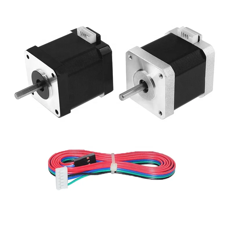 Twotrees шаговый двигатель 17hs8401S Нема 17 (Национальная ассоциация владельцев электротехнических предприятий) 4-свинец (Национальная ассоциация владельцев электротехнических предприятий) шаговый двигатель 42 двигатель 1.5A ~ 1.8A 4-свинец для 3D принте