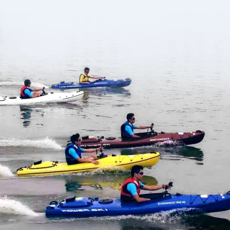  Wholesale Custom Hison Factory Promotion Recreational Ocean Kayak Electric Motor For