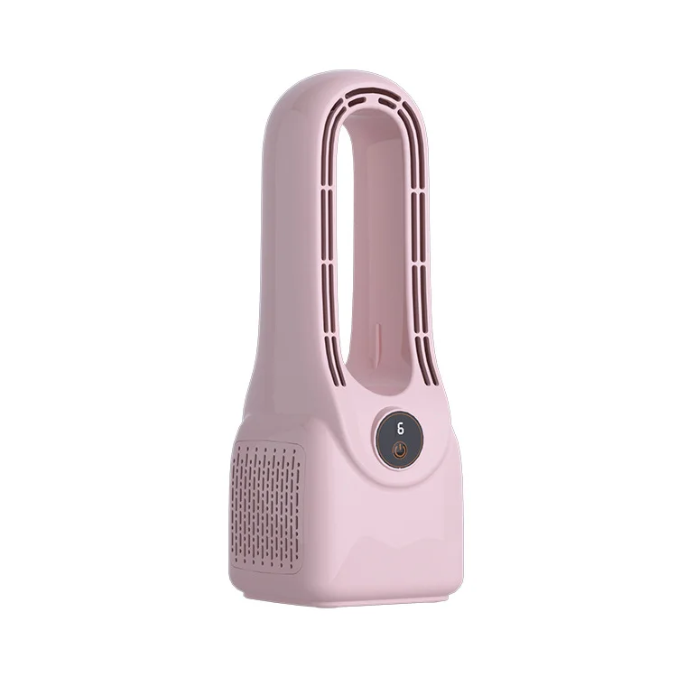 Good Price Of New Design Stylish Soft Pink Bladeless Fan With Quiet Operation Included For Convenient Use