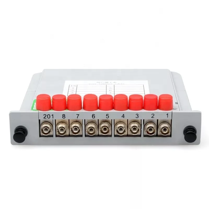 
FTTH Optical Fiber Splitter PLC 1x8 1x 16 . 1x 32 . 1 x 64 fiber optic splitter 