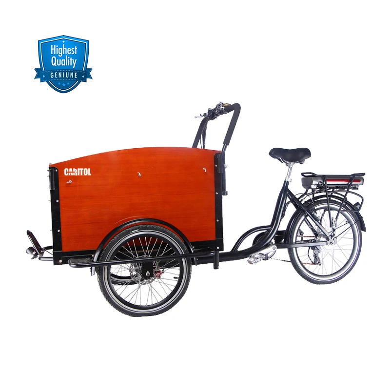 Three Wheel Cargobike / Box Tricycle Bike/cargo Cycle Truck 6 Speed