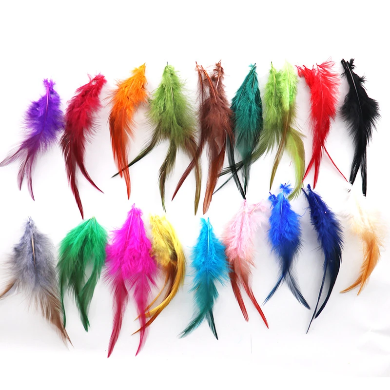 NEW Natural Pheasant Chicken Feathers 10-15cm Dyed Rooster Small Feathers for DIY Jewelry Decoration & Flying Plumes