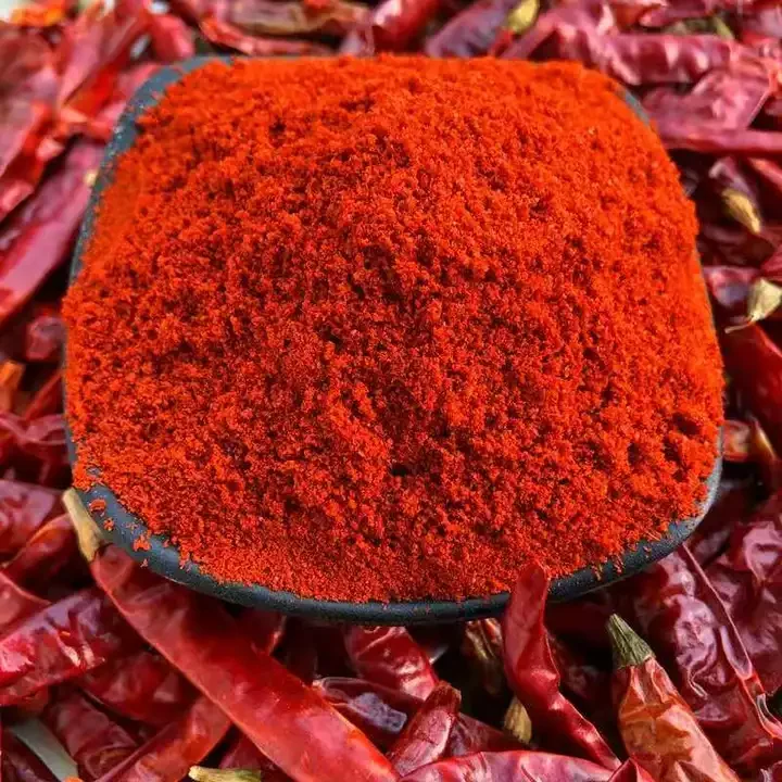 Wholesale Chinese 100% Original Bulk Kimchi Hot Chili Powder Red Gochugaru Usa Dried Red Sweet Chili Pepper Powder In 25kg bags