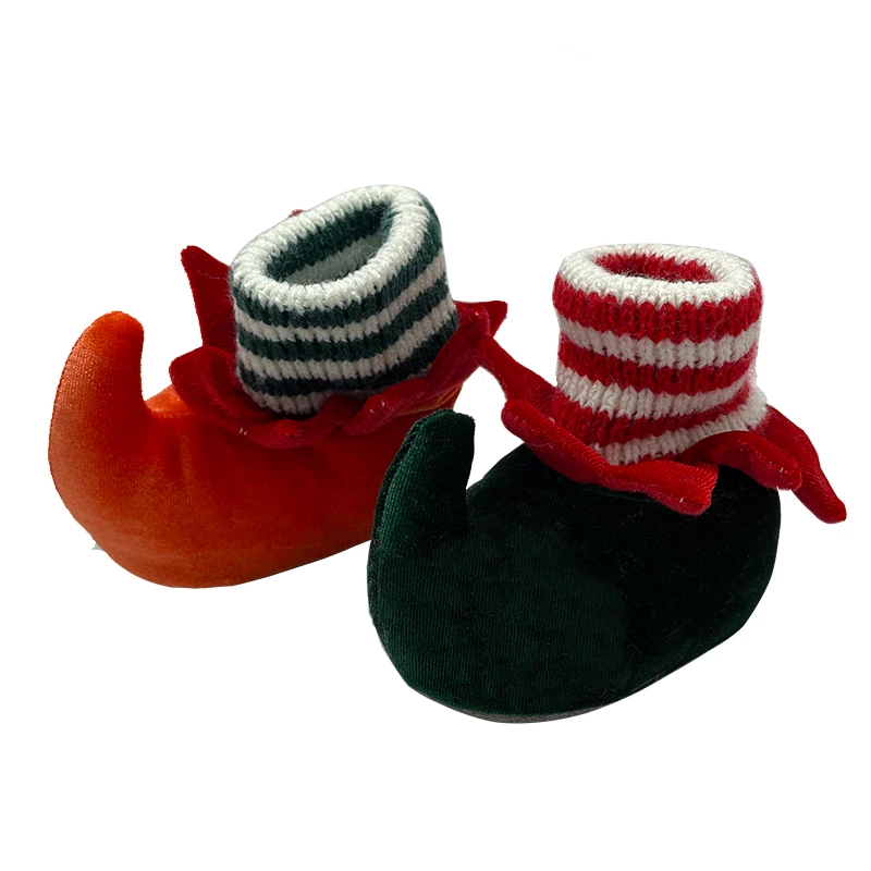 Winter Children Home Warm Shoes Cute Baby Velvet Pleuche Thick Indoor Slippers Boys Girls 3D Cartoon Anti-slip  Floor Kids Socks