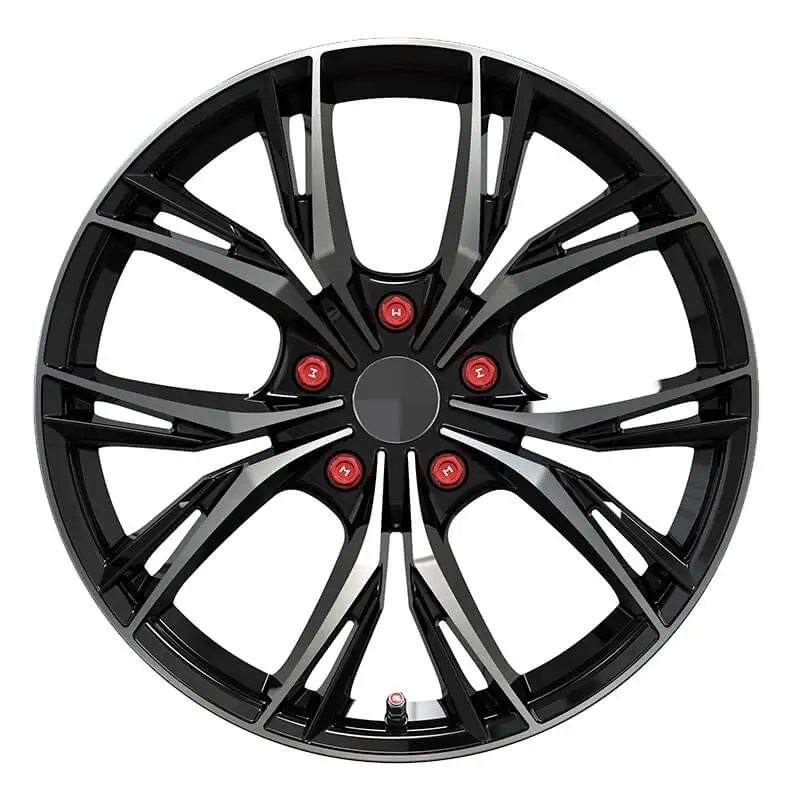 4 5 Holes Car Rims 4*100 5*100 5*108 5*112 5*114.3 Alloy Wheel rims 18 17 16 15 Inch roues de voiture