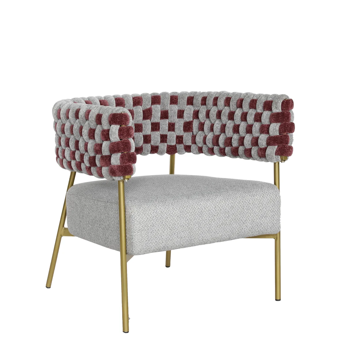 2022 New Design Wholesale coffee shop chair Factory Manufacturer restaurant dining room Velvet Knitted Fabric dining chair