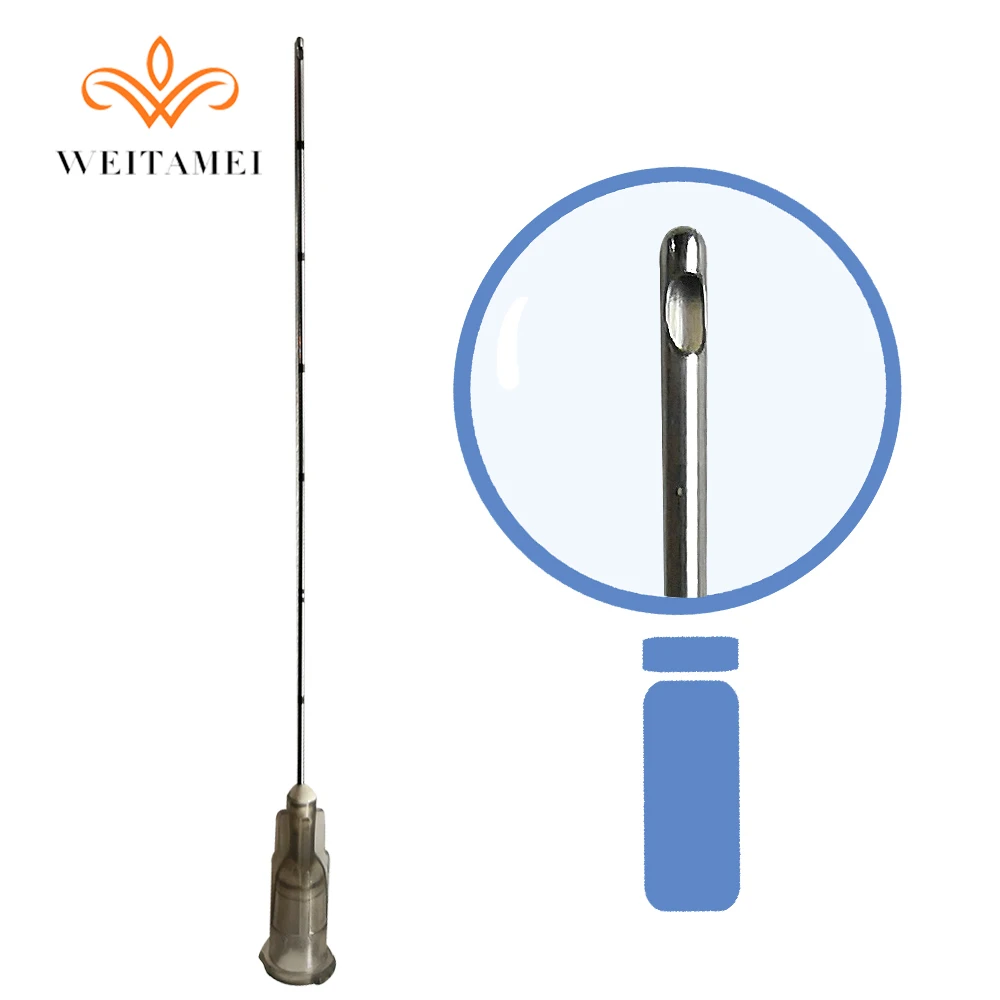 Поставка дешевых тупых наконечников Micro Cannula 22 г 50 мм для дермального наполнителя Ha