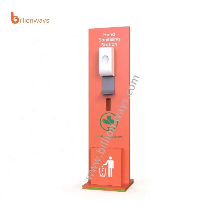 Изготовленным на заказ логосом, китайские поставщики, ABS пластик Электрический автоматический антисептик для рук с дозатором стенд