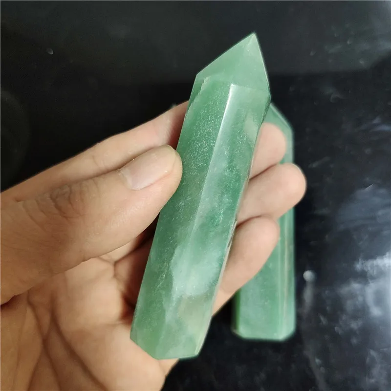 
Natural Reiki Healing Green Aventurine Quartz Crystal Points wands 