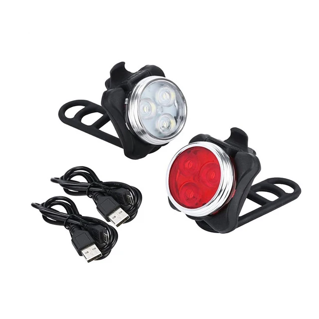 accesorios luces luz de para bicicleta Super Bright bicycle accessories led Bike Lights Set bike led lights