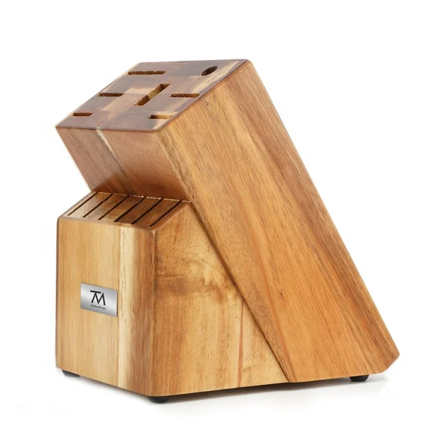 14 PCS Professional Stainless Steel Kitchen Knives Set Cooking Chef Knife Set with Wooden Block