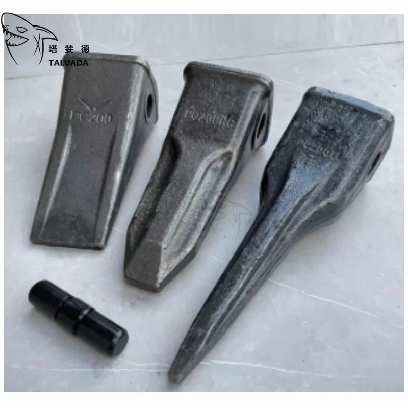 TALUADA Excavator Parts Forge bucket teeth for Liugong CLG913 CLG915 CLG920 CLG922 sharp flat bucket tooth 72A0373RC