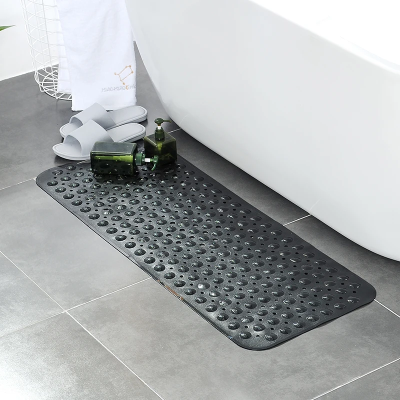 Customised Non Slip Anti Bacterial PVC Shower Mat for Bathroom