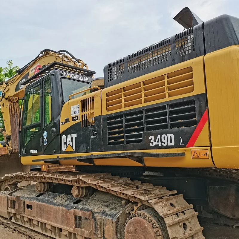 Экскаватор Большой Гусеничный caterpillar CAT349D/DL/D2 оригинальный японский гусеничный экскаватор хорошего состояния 50 тонн для продажи