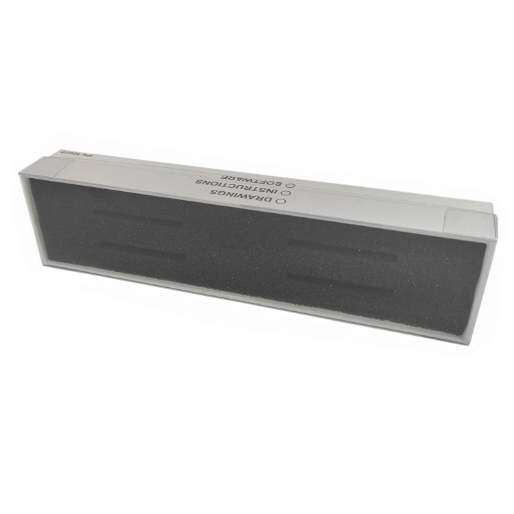 Custom High Quality Capacitor Pen Packaging Box Color Printed Logo Gift Box With Clear Lid And Foam Insert