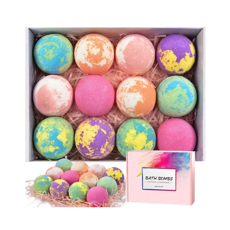 
6 Pack of Large Bath bombs with Organic Ingredient bath bomb 