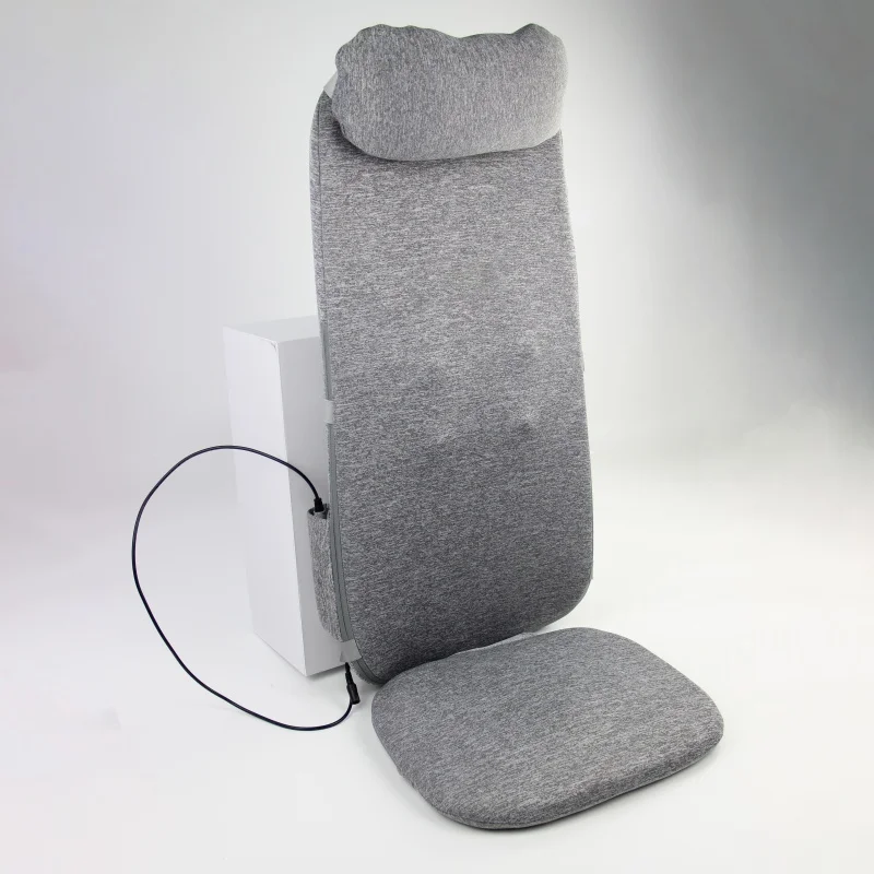 Wholesale Price Electric Heated  Back Neck Shiatsu Vibrating Butt Spine Kneading Shiatsu Full Body Car Seat Massage Cushion