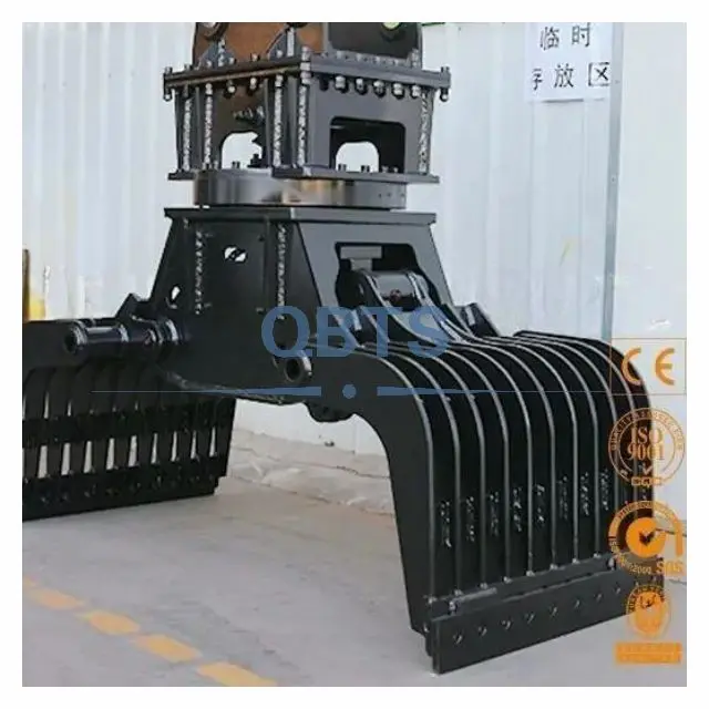 Excavator Grapple Wood Grapple Log Crane Multifunctional Tools Handy Tool Construction Tractor Power For Volvo