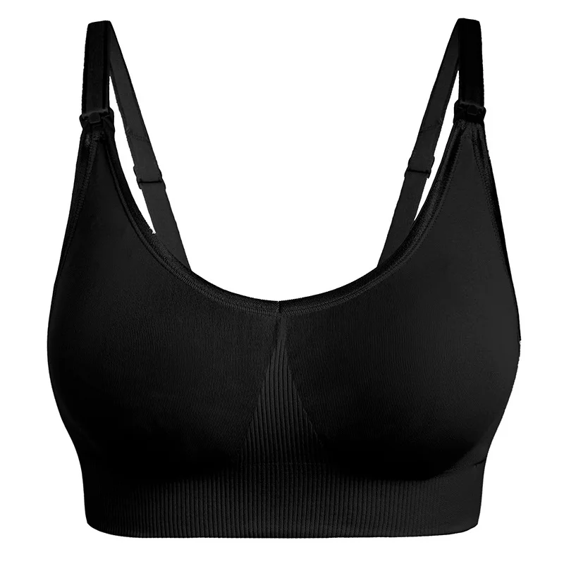 Women Sleeping Maternity Bralette Wirefree Breastfeeding Nursing Bra