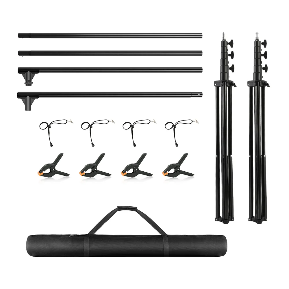 Green Screen Muslin Backdrop Support Stand Photo