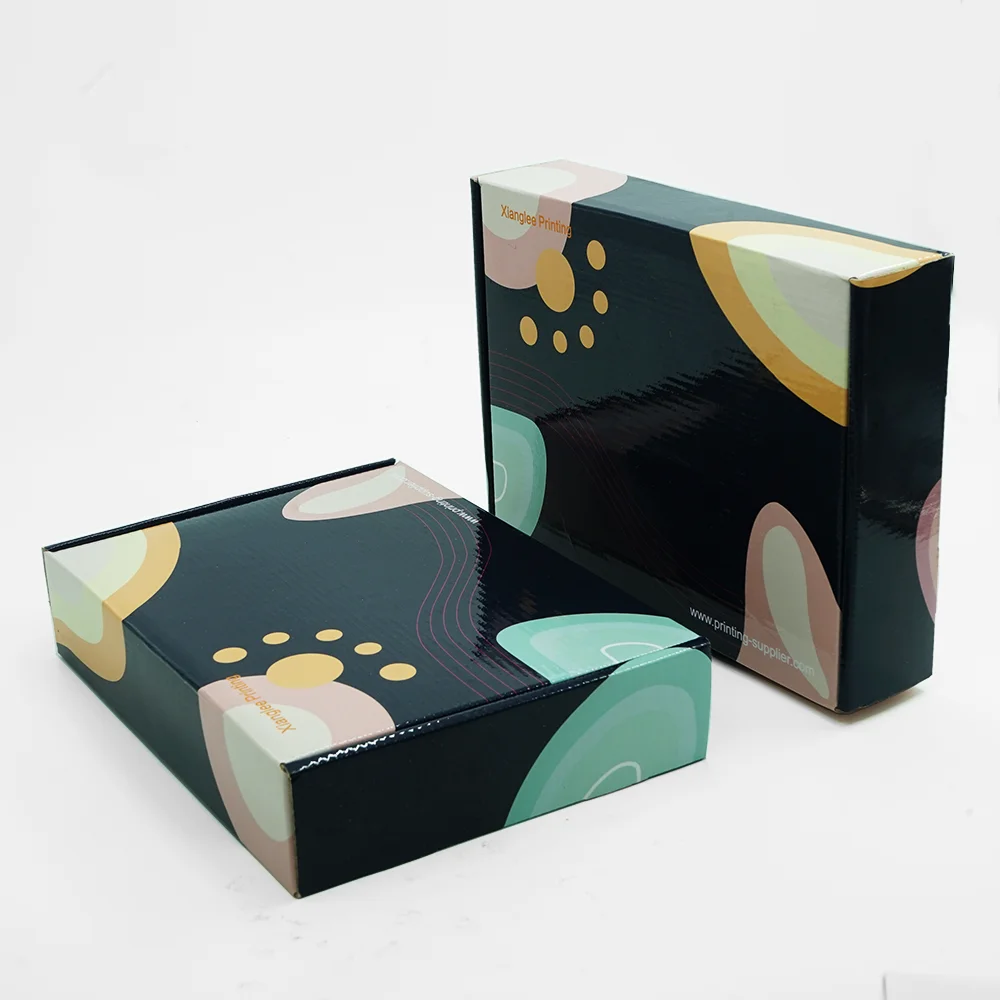 Wigs packaging boxes custom logo UV Coating cosmetic shipping mailer packaging boxes