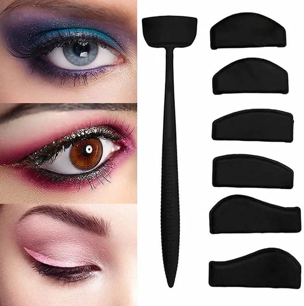  Силиконовые тени для век складки инструменты Ленивый Быстрый инструмент Макияж глаз складок комплект глаза макияжа женщин и девочек