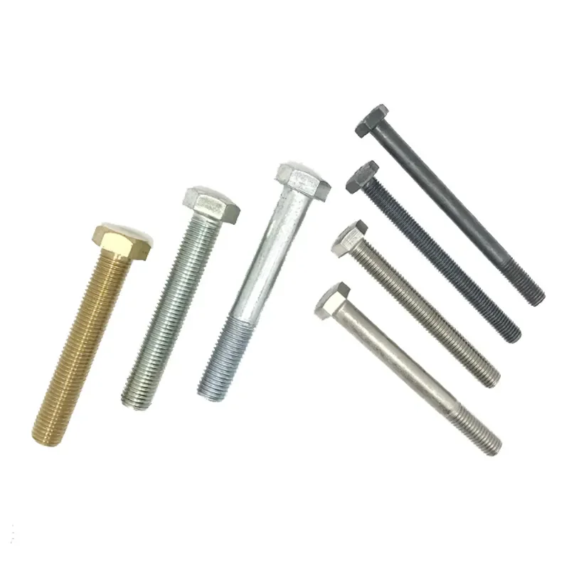 Factory hot selling furniture screws inner hexagon galvanized nut din933 hexagon bolts with full thread