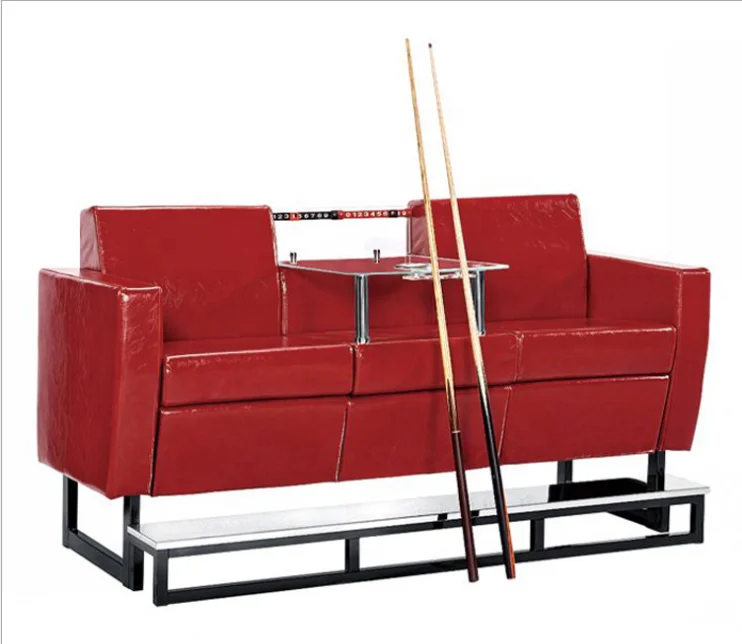 The billiard room billiards ball room sofa tea table to watch chair comfortable sofa of iron ball hall chair custom