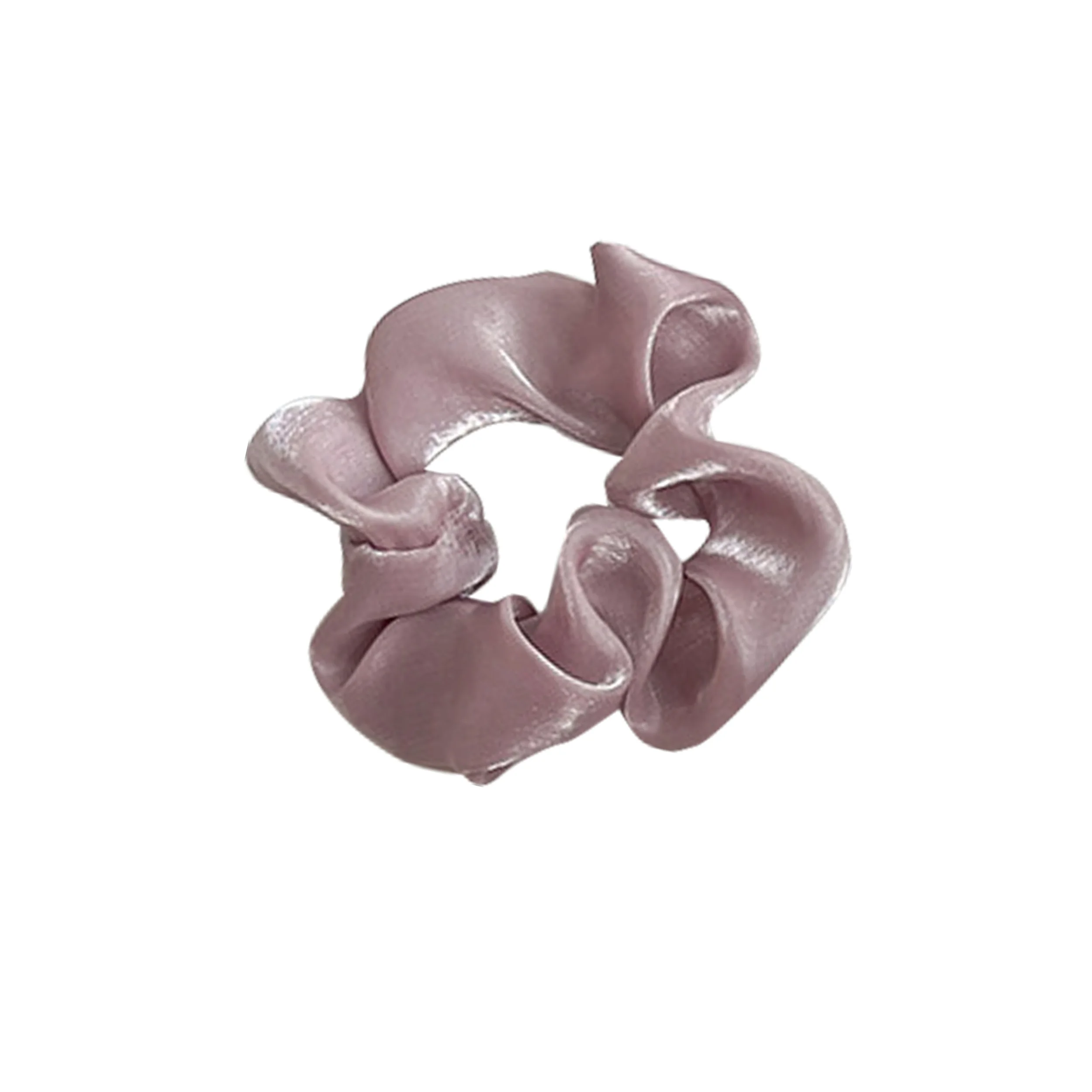 BSCI Audited Factory Lirong  Korea contracted temperament fairy new mercerized large intestine hair scrunchies for women