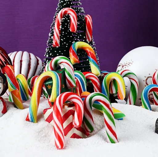 FLD- Full automatic Candy cane production line hard sweet candy making and packing machine