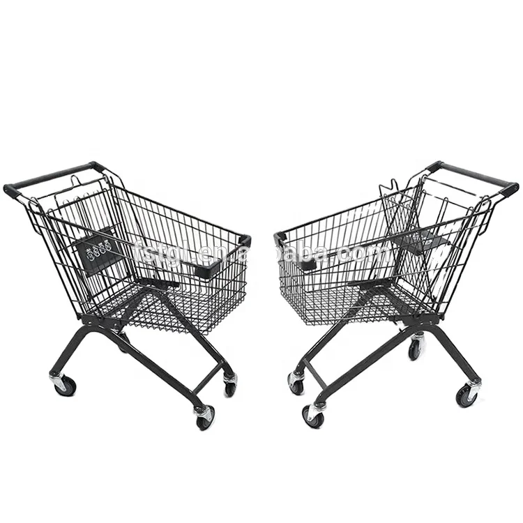 Wholesale Price 150 Liter Asia Style Supermarket Shopping Trolley Cart
