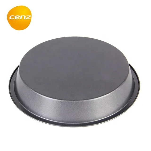 Nonstick Pizza Pan Sets Round Pie Mold Pizza Plate Deep Baking Tray Quiche Commercial Tart Pan Carbon Steel Bakeware Supplier
