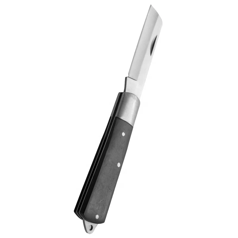 Custom Logo Folding Stainless Steel Garden Grafting Knife Utility Blade Hunting Cutting Tactical EDC Knife