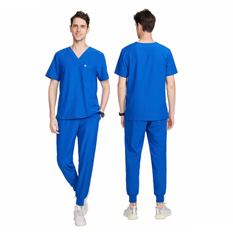 FUYI Top Quality pattern scrub uniforms scrubs uniforms Reusable fashion uniform scrub