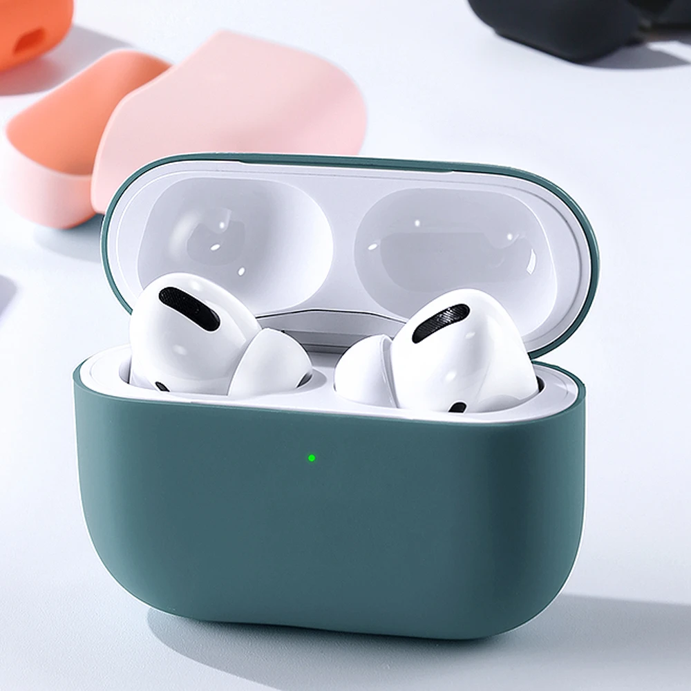 Оптовая продажа силиконовый ударопрочный защитный чехол для Apple Airpod