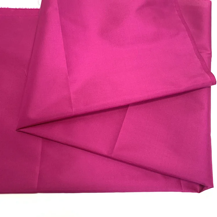 IN STOCK Solid Color 100% Silk Taffeta Thick Yard Dyed Fabric