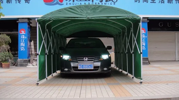 Movable car parking shelters
