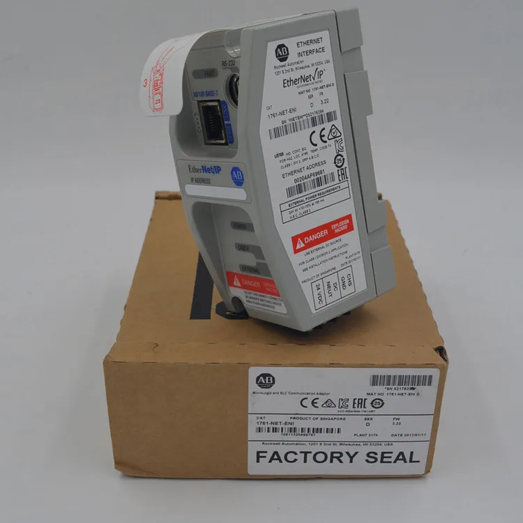  Allen bradley plc MicroLogix 4 точечный аналоговый гребень модуль 1762-IF2OF2 брендовая новая правая Торцевая крышка AB