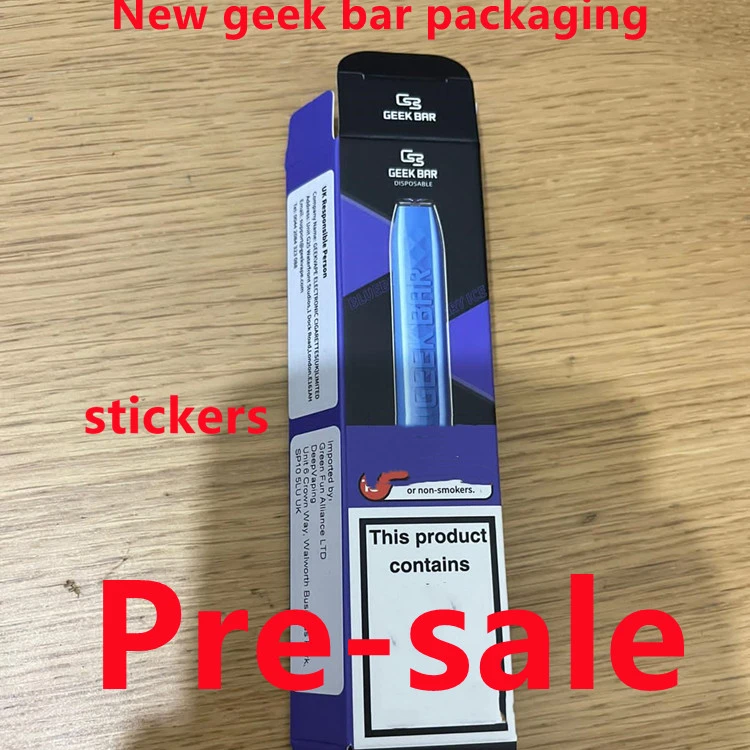 Новейшая модель; geekbar PRE-SALE 2021 новый продукт geek бар модулем vamp (упаковочной