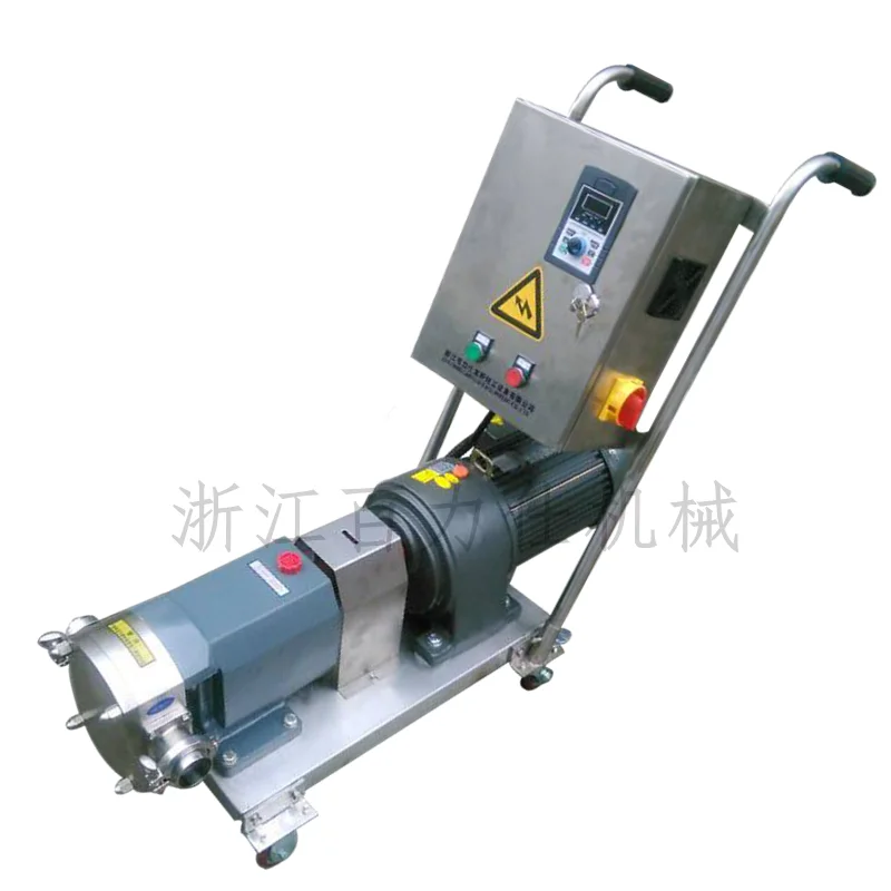 Steel Jam and Marmalade pumping and fats grease transferring equipment, syrup rotor pump, honey Rotary Lobe Pumps for sale