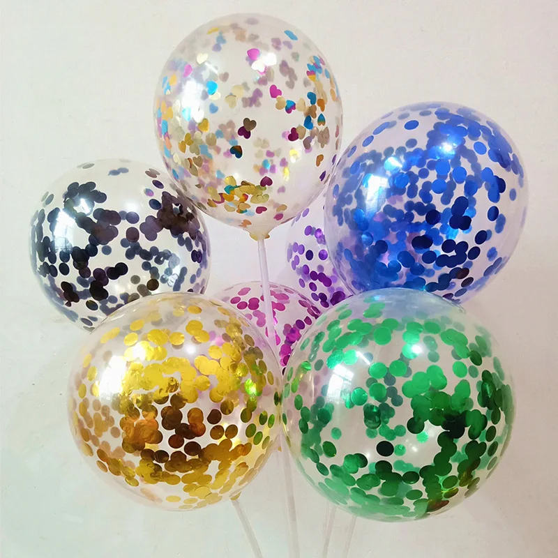 12 inch Glitter Confetti Latex Balloons Wedding Christmas Party Decoration
