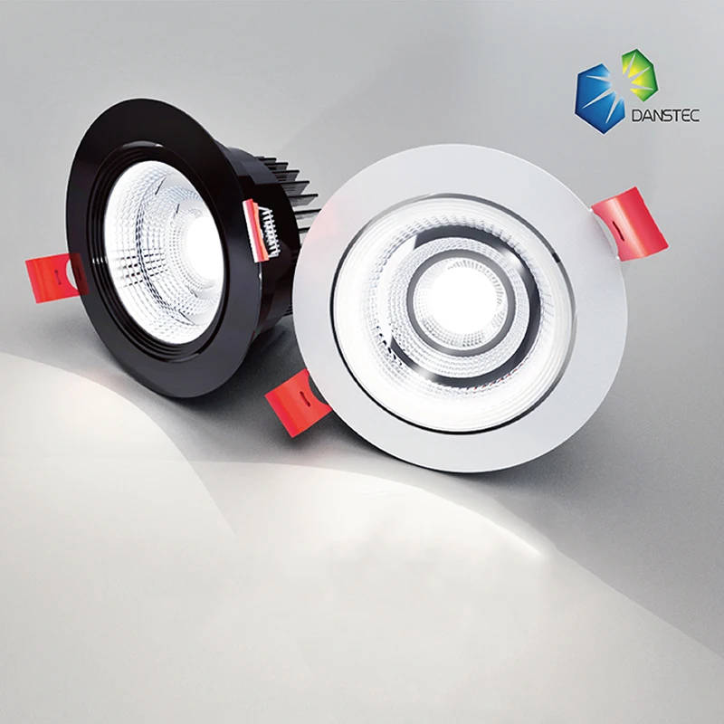 DANS MDL 9W 110-277V LED Recessed Downlight for Indoor Playground