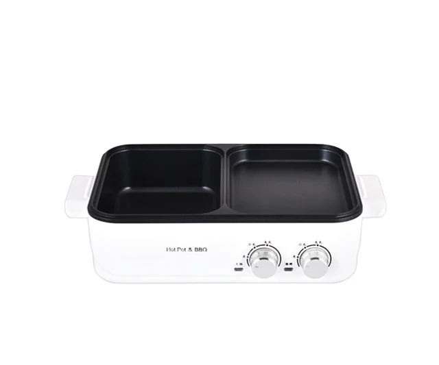 2023 Maibo 2 в 1 Электрический гриль для барбекю помещении с горячим горшком одобрением CB KC