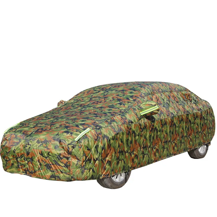 Oxford Cotton Non Woven All Weather Thickened Multilayer Waterproof Snowproof Hail proof Car Cover
