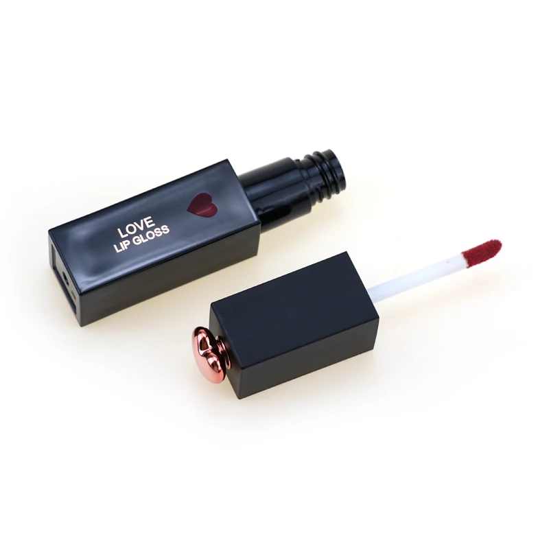 Shangmei Cosmetics pop luxury mica powder pigment for pigment powder rose gold wand lipgloss  tube with light