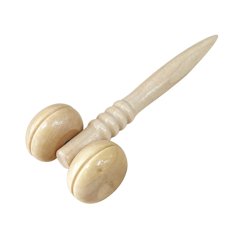 Health Care Face-lift Wooden Eyes Face Roller Massager Relaxing Neck Chin Massage Slimming Tools Primary Wood Color