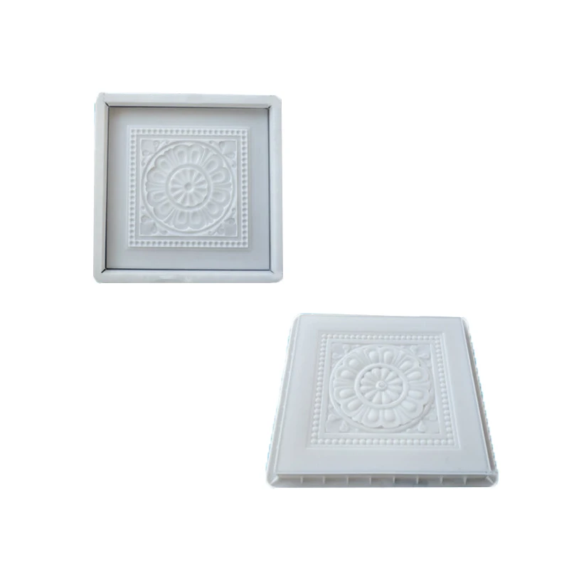 Лидер продаж рельефная линия лотоса для мощения во дворе античная резьба сборная Декоративная Пластиковая форма сборного