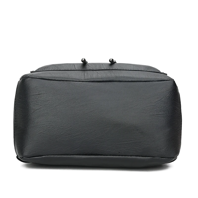 Custom Pu Leather Mini Backpack Straps Shoulders Bag Zipper Travel Mini Backpack For Women